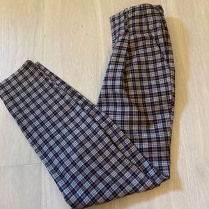 Hollister ultra high rise flannel pants
